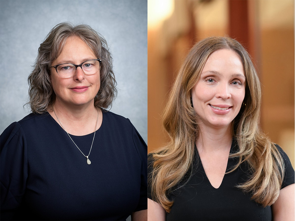 Headshot of Karen Cropsey Psy.D., and Emma Kay, Ph.D.