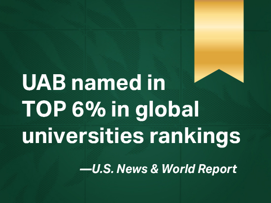 UAB soars into top 6 percent of global universities in US News rankings