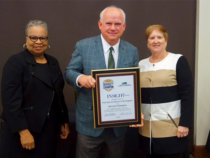 Higher Education Excellence in Diversity award recognizes UAB’s ongoing commitment to diversity and inclusion