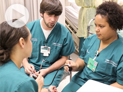 Cancer survivor Malia McCoy spends a day at the UAB School of Nursing