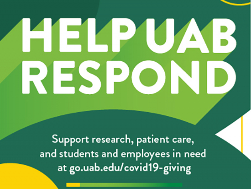 Help UAB respond to the coronavirus outbreak: three ways to give