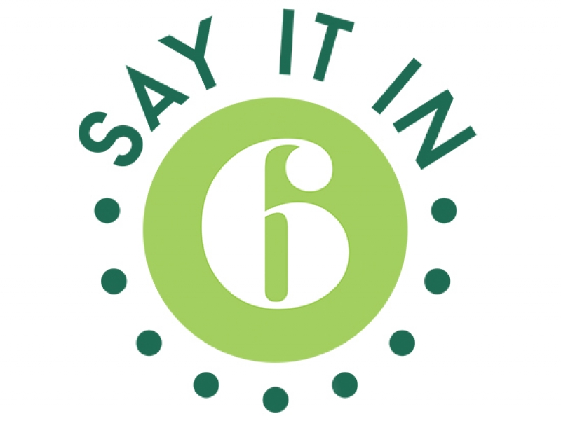 “Say It in 6” winners to be announced at free reception Feb. 28