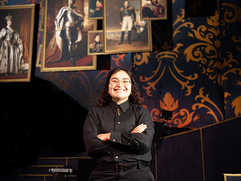 Skilled in art and science: Student runs the show in theater while also studying public health