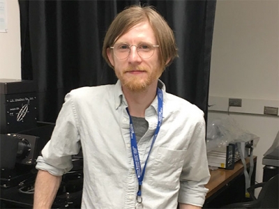 William Higgins receives Department of Energy graduate student award