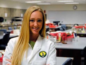 First-year lab science students working with patients at UAB HealthSmart