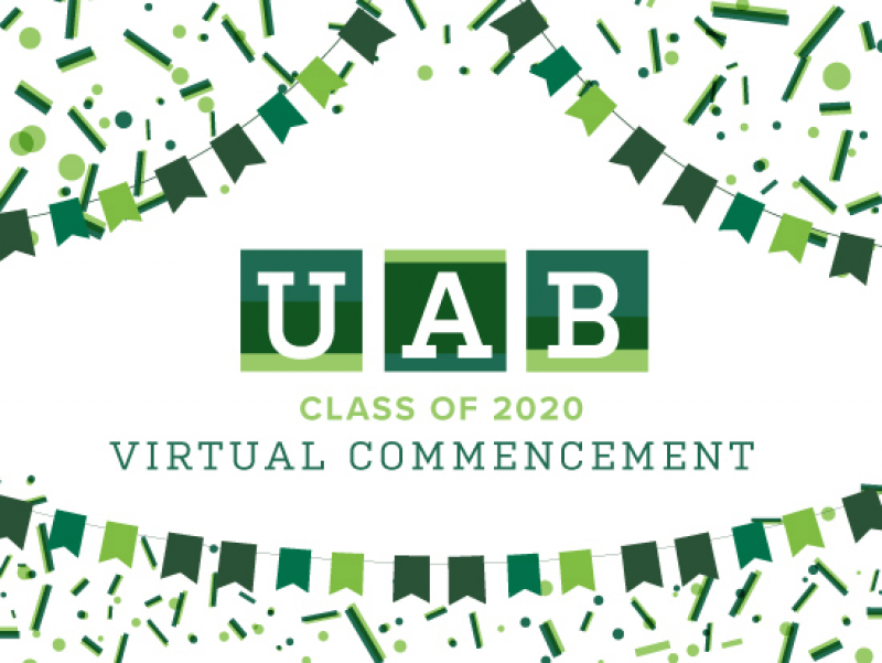 Celebrate UAB virtual commencement Dec. 11-12