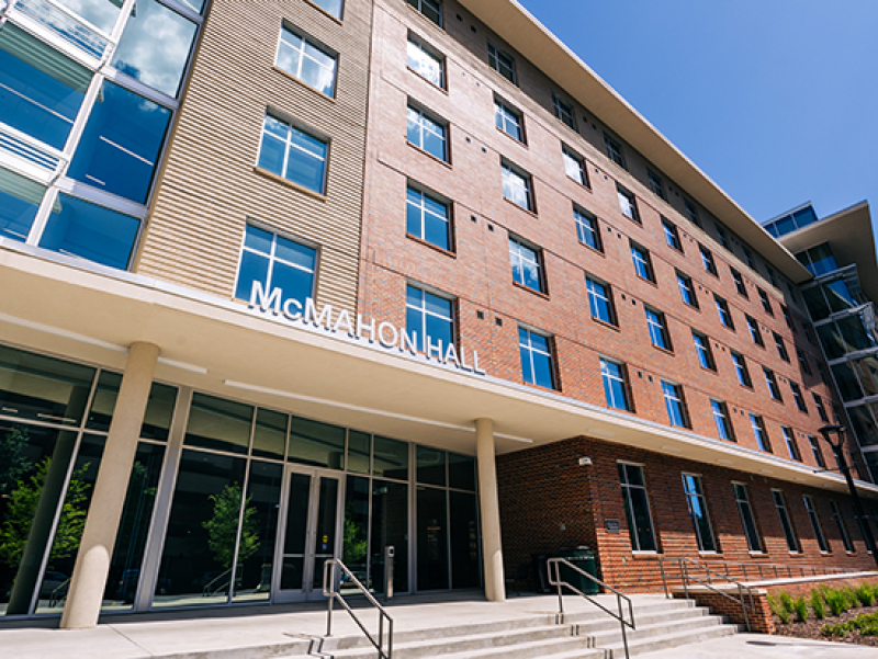 UAB celebrates ribbon-cutting of McMahon residence hall May 26