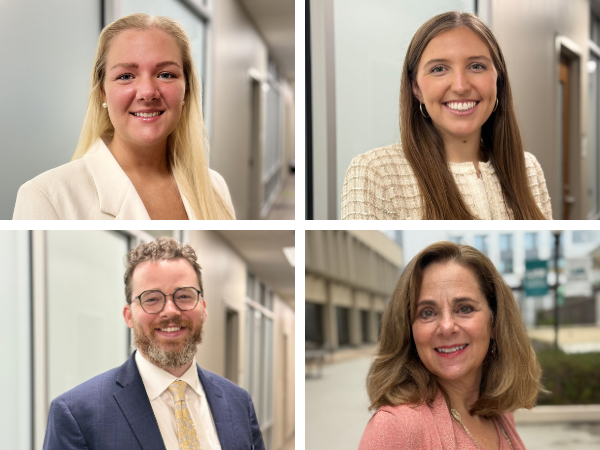 Faculty hired in 2025. Drs. Heidi Hernandez, Mallory Wright, Andrew Plaxco and Lynn Greenspan