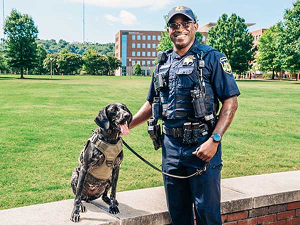 Officer Marvin Henderson and Dolly