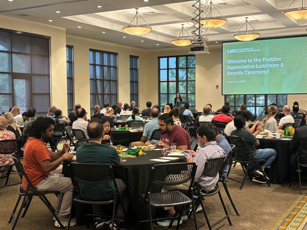 Postdocs Rock - UAB Postdoc Appreciation Week.