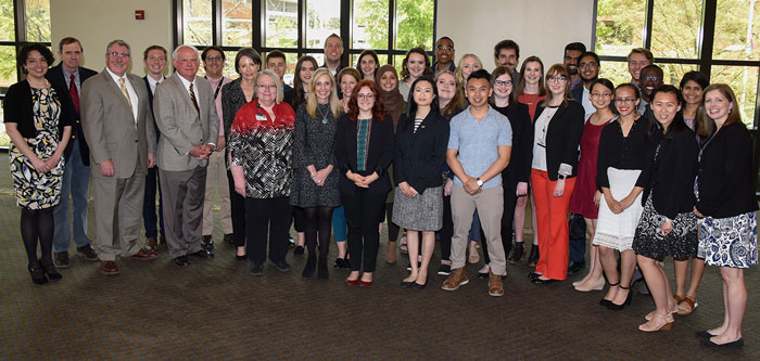 Group of award winners at UAB Fellowships Luncheon.