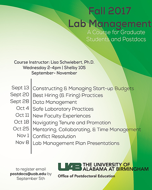 Lab Management Course