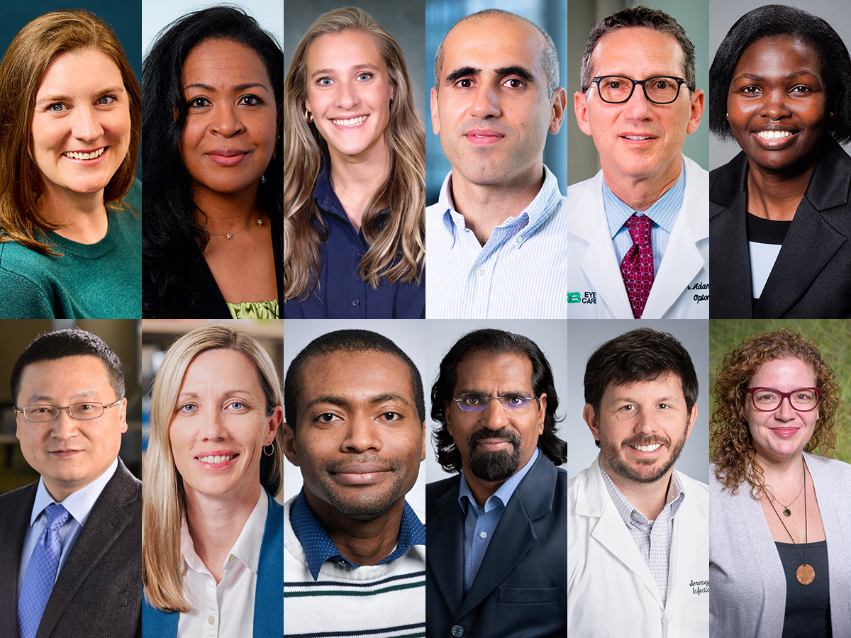 Portraits of the 12 recipients of the 2026 President's Awards for Excellence in Teaching