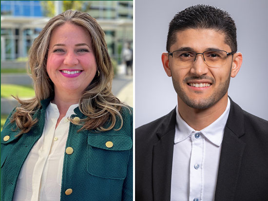 Libby Worthington and Mahmood Abdul Gahni