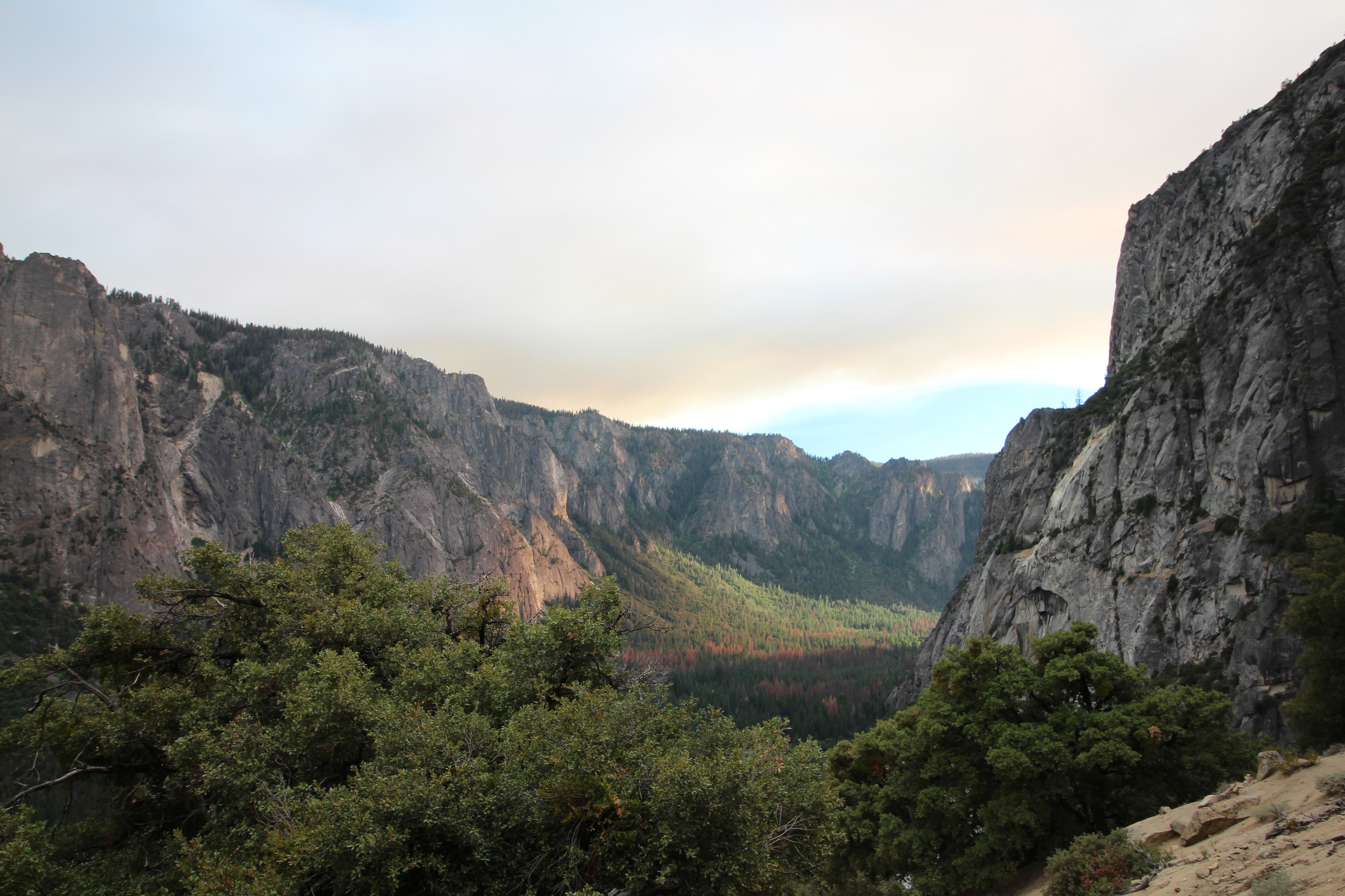 10Sunset On Our Last Day In The Backcountry Coming Down From Yosemite Falls