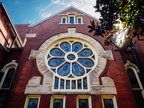 Restored Spencer Honors House stained glass a ‘reminder of our collective history’