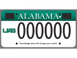 New license plate proclaims the UAB brand