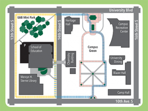 New outdoor walking trail starts at the School of Education