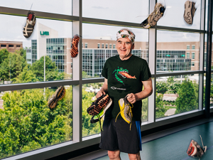 Diagnosis leads professor to global marathon challenge