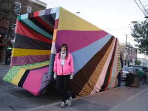 Fabric, sewers needed to help create large-scale art