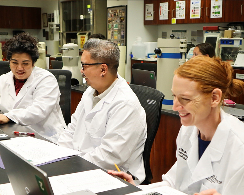 a group of scientists