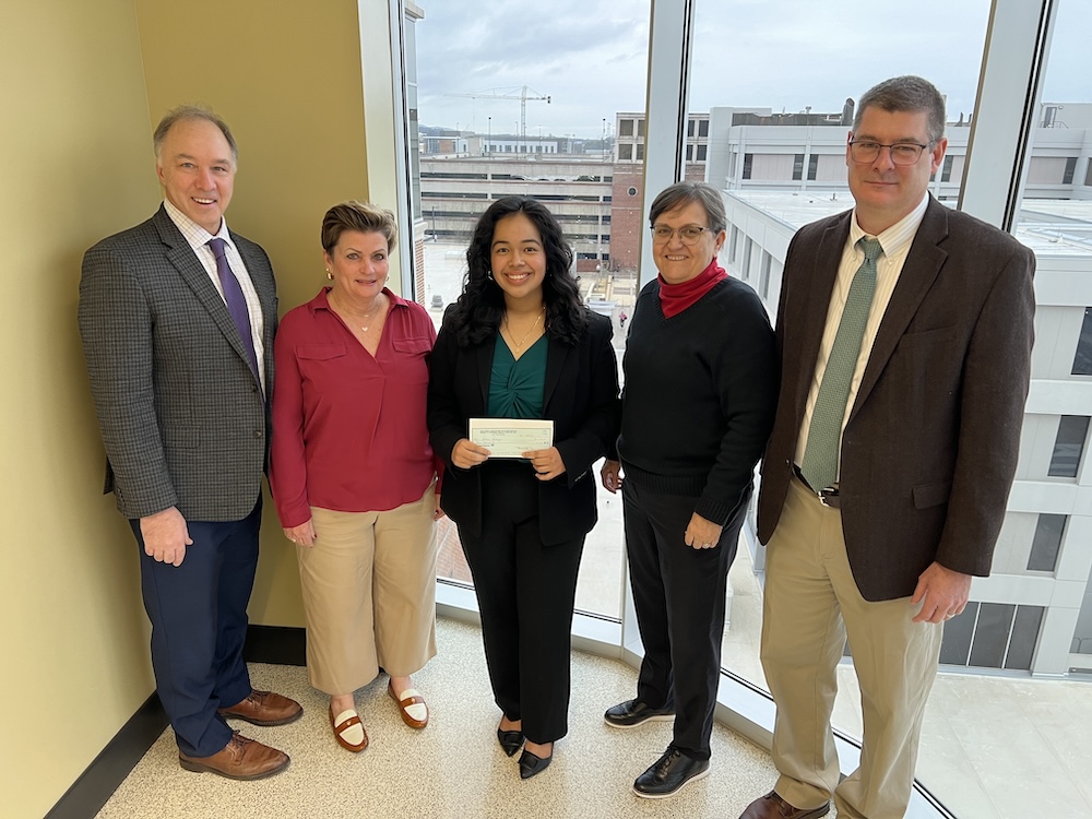 Dean Andrew Butler, CDS Chair Kathy Nugent, Salma Santiago, Associate Dean Melanie Hart, BMD Director Ted Bertrand