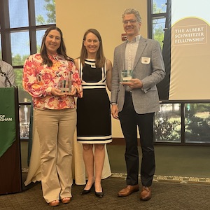 Christine Ferguson; Kristin Boggs, ASF Alabama director; Daniel Smith, Jr.