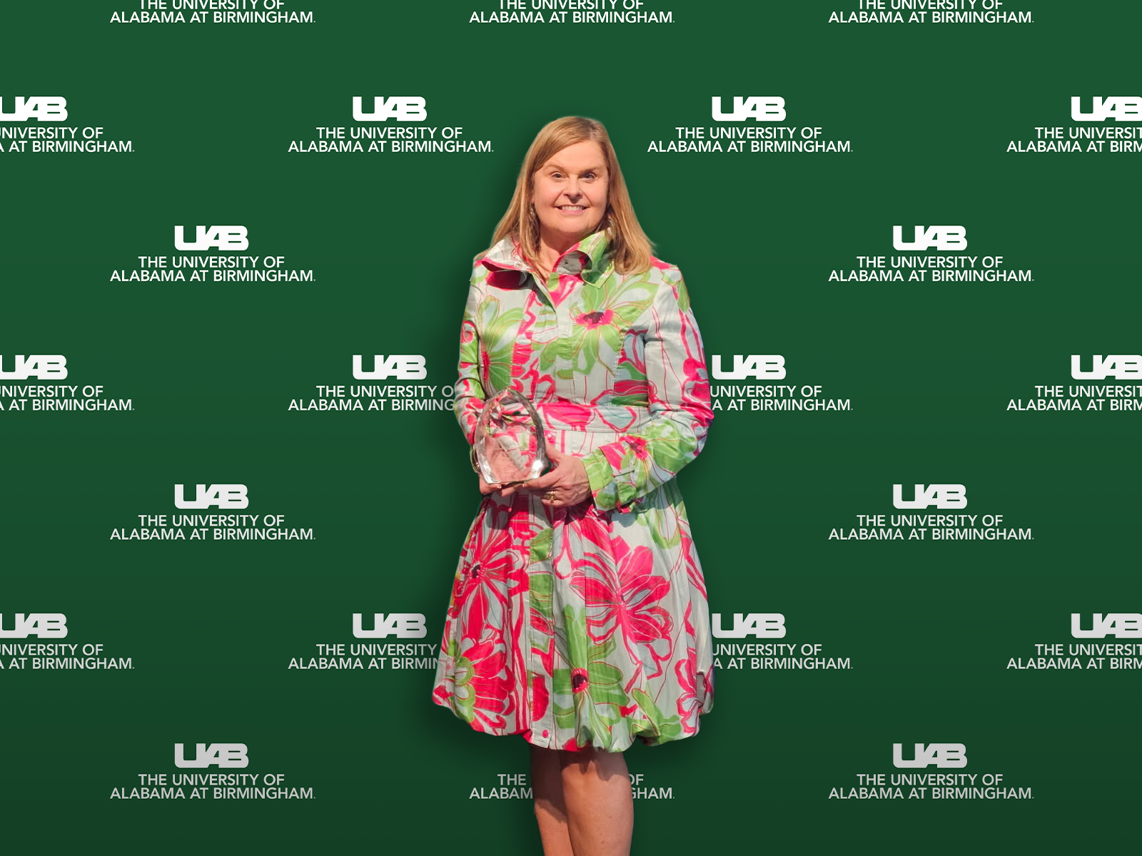 Patricia A. R. Martinez with the Outstanding Contributor to Higher Education award at 2025 End of the Year Luncheon