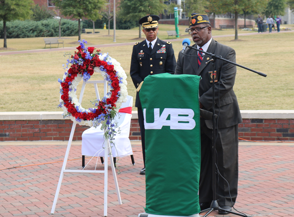 wreath laying