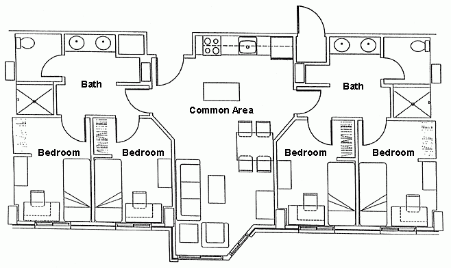 Blount Hall Floorplan 4br