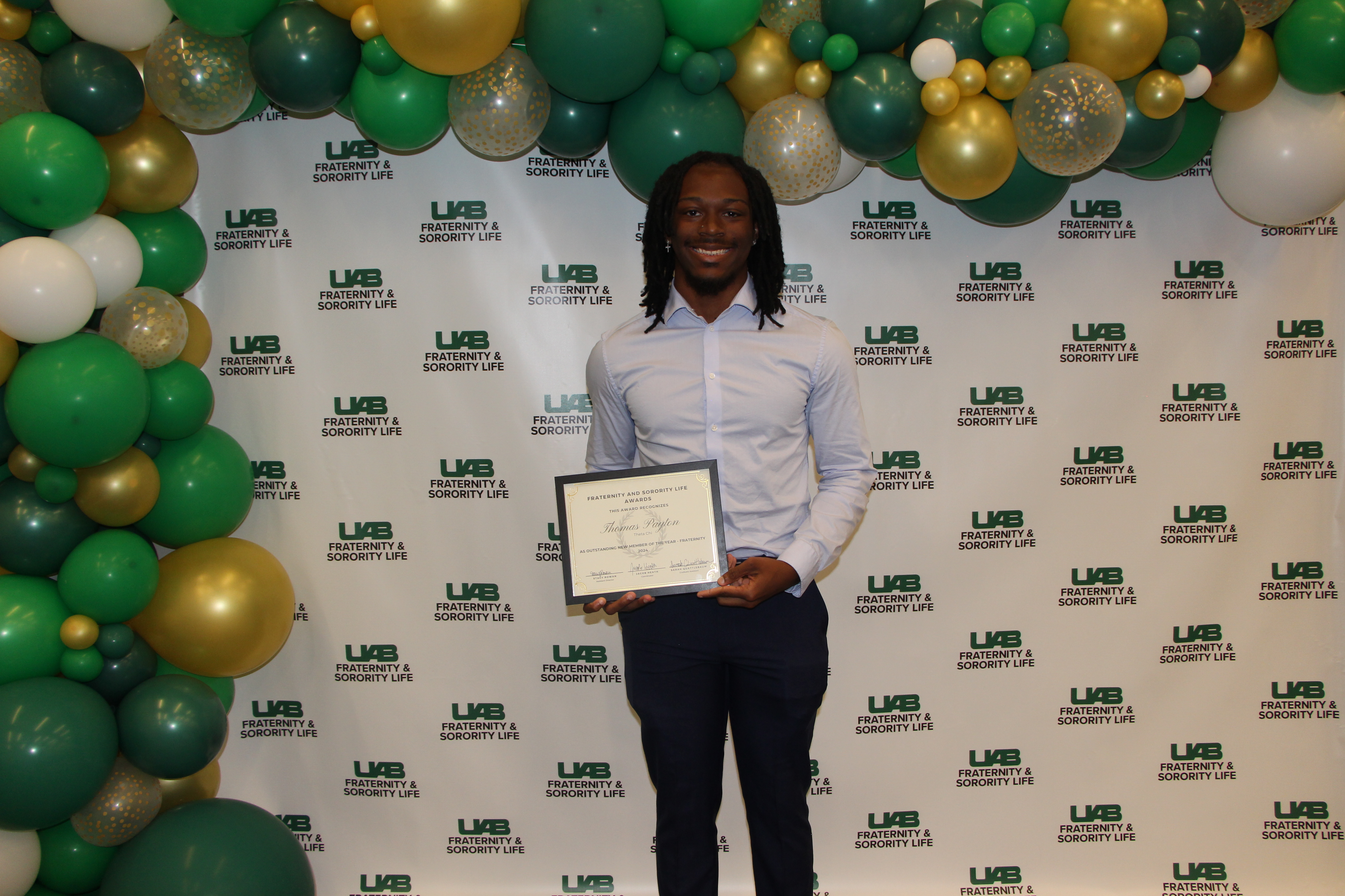 New Member of the Year – Fraternity