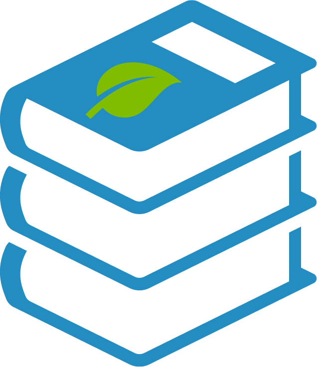 Graphic of a branch with three leaves.