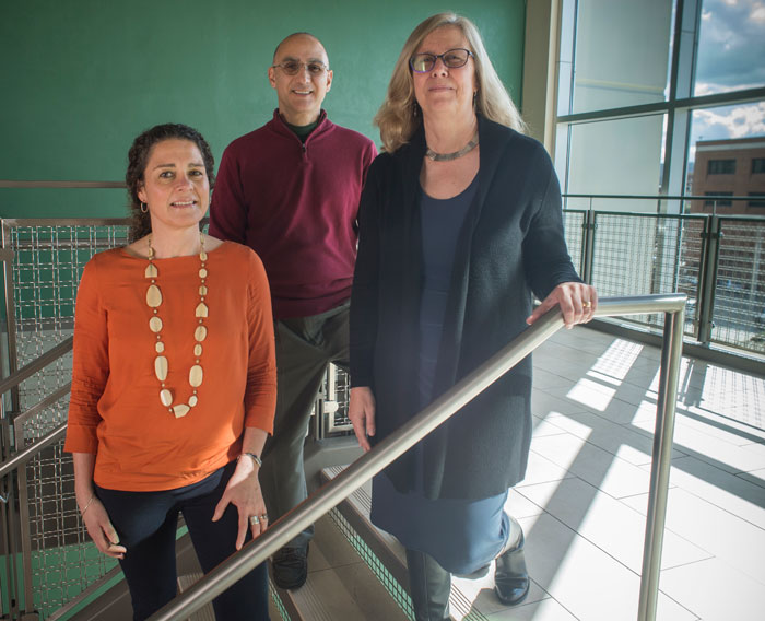 Photo of Mirjam-Colette Kempf, Bulent Turan, and Janet Turan