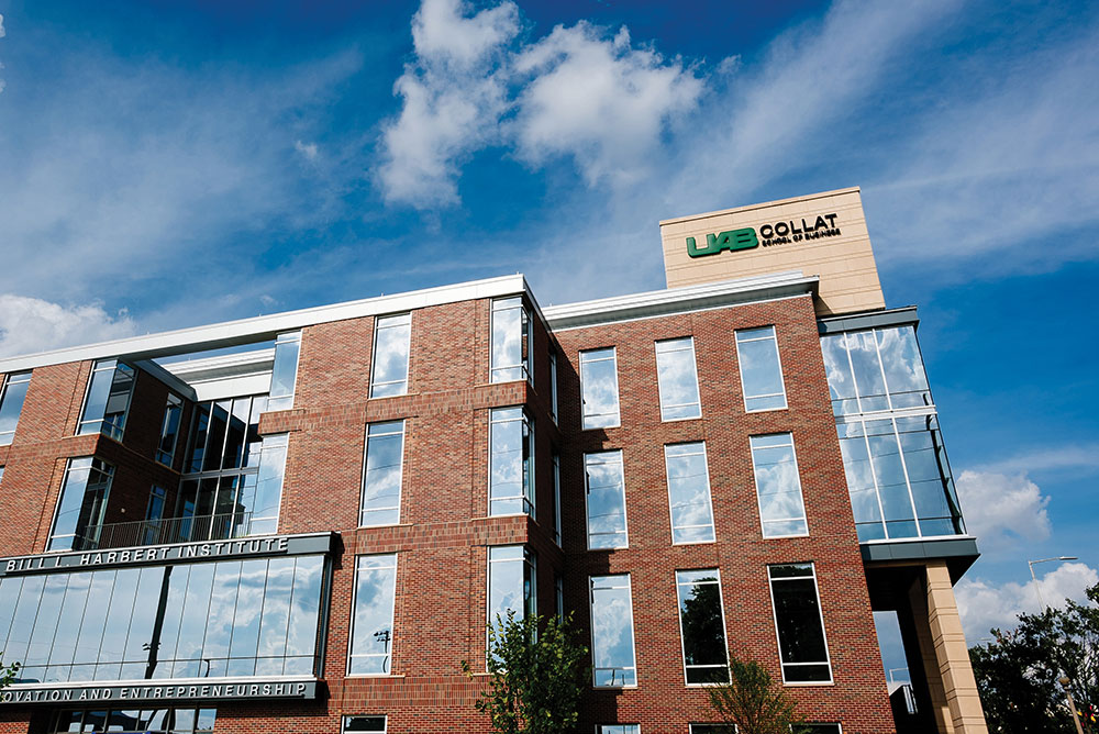 Photo of Collat School of Business building facade