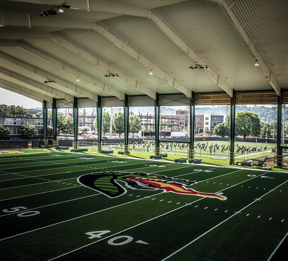 Photo of interior of Legacy Pavilion