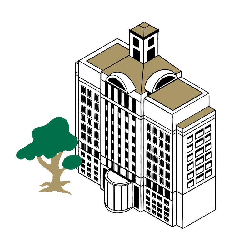 Illustration of Jefferson Tower