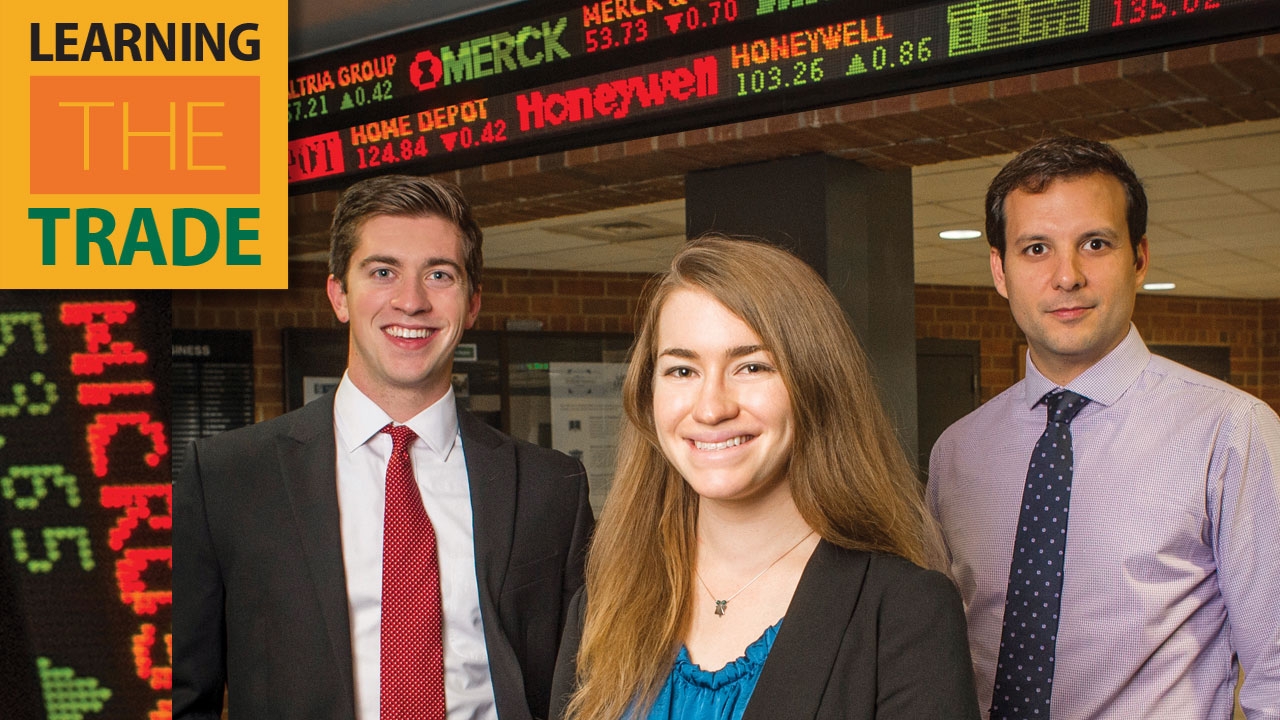 Photo of three members of Green and Gold Fund